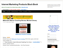 Tablet Screenshot of improductsblackbook.com